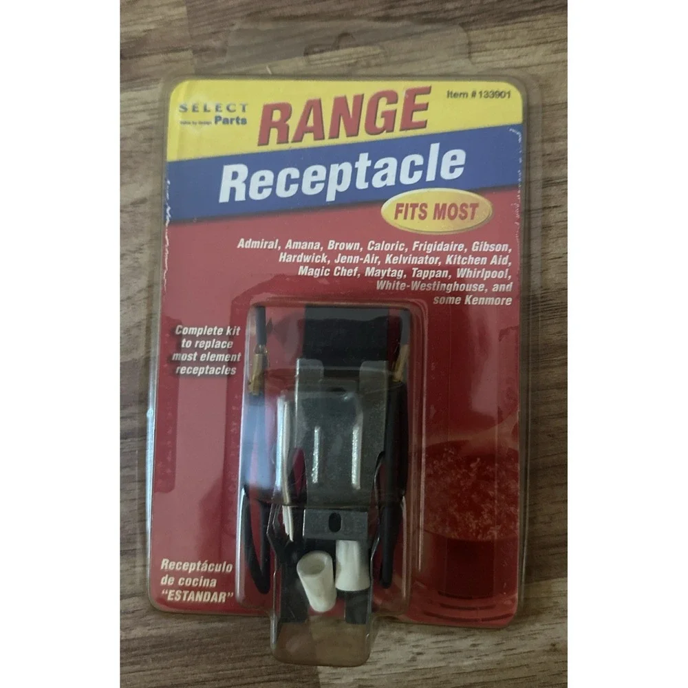 Select Part Range Receptacle‎ Item #133901 Fits Most Ranges